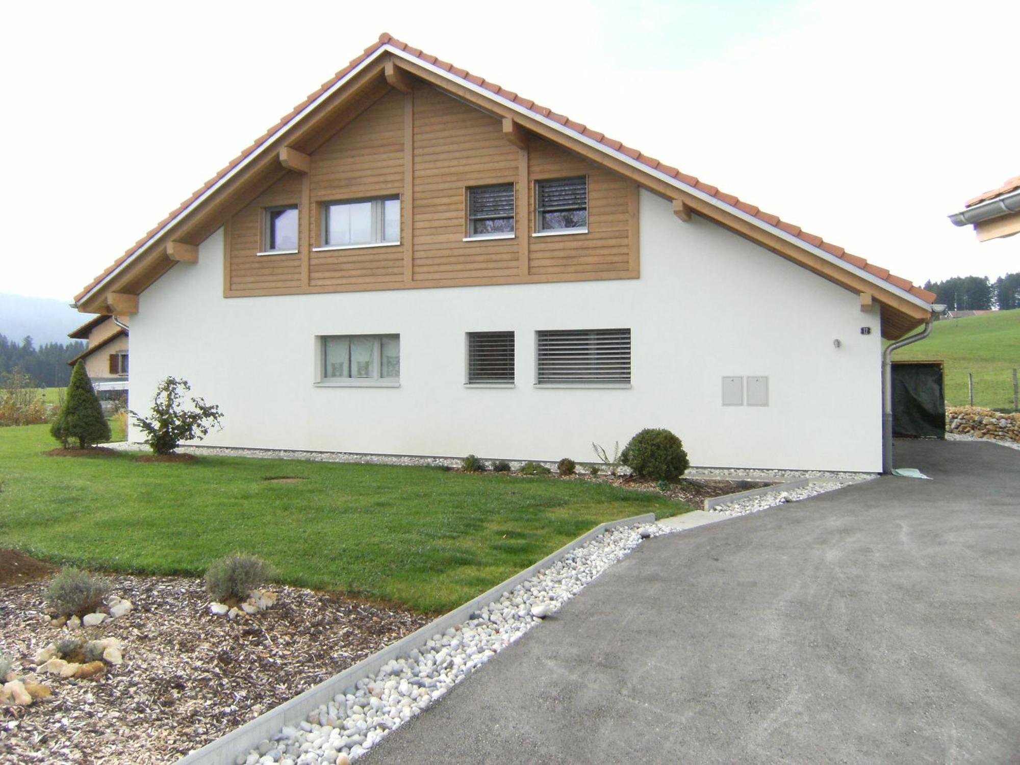 Appartement De Vacances Niederer La Côte-aux-Fées エクステリア 写真